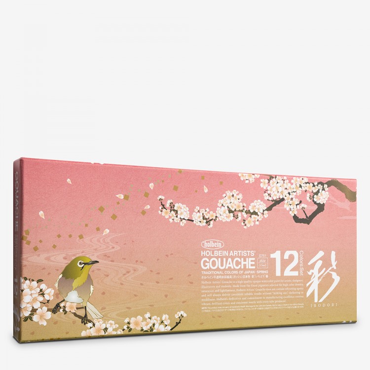 [HCM]Bộ 12 Màu Gouache 4 Mùa Holbein Artist 15ml