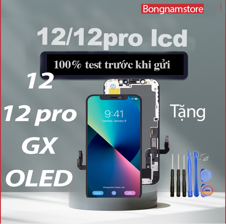 Màn hình thay thế cho 12/12pro tặng kèm bộ tháo lắp bảo hành 6 tháng