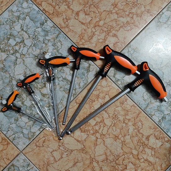 Tay vặn lục giác chữ t asaki 3mm-10mm