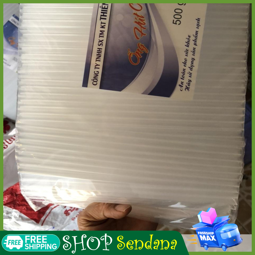 [HCM][ XẢ KHO ]-Bịch 50 ống hút nhựa màu trắng và nhiều màu chất liệu an toàn