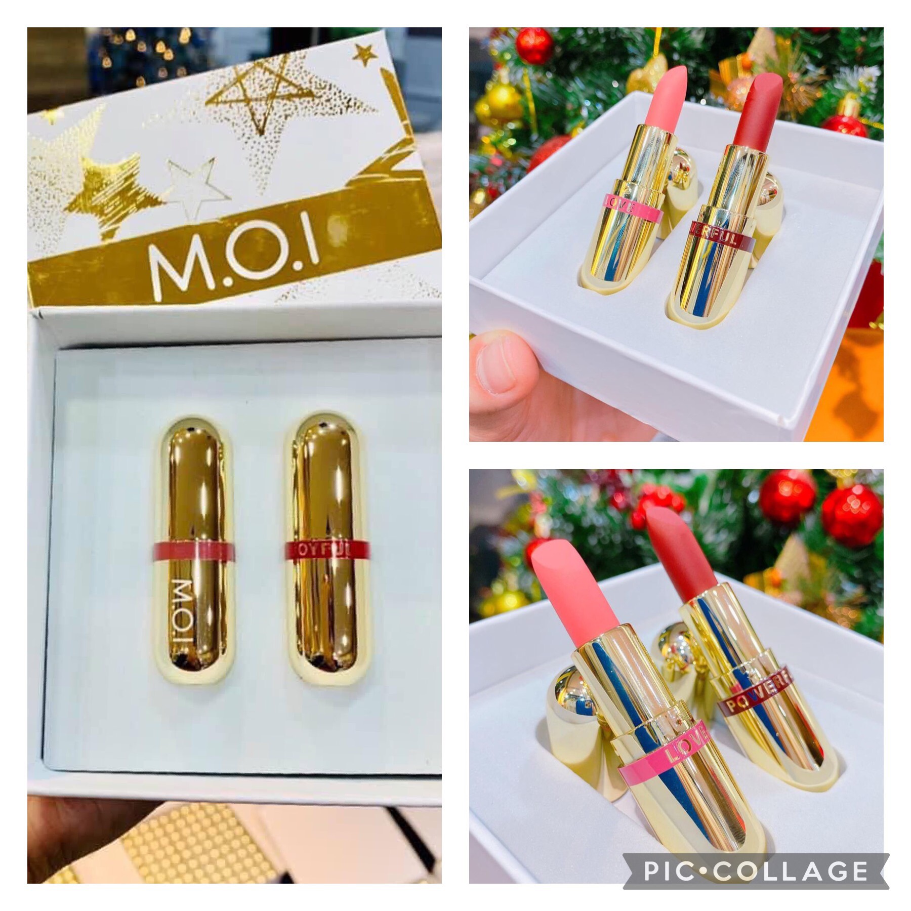 [HCM]Sét Son mini M.O.I Cosmetics HỒ NGỌC HÀ . Cực đáng yêu .Màu sắc Thời Thượng