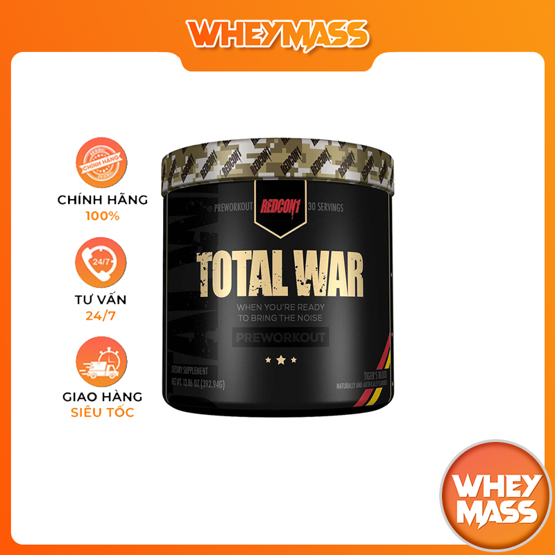 Tăng Sức Mạnh Tập Luyện Thể Thao Total War 30 lần dùng Redcon1 - Chính Hãng 100% - {Sale Vón}