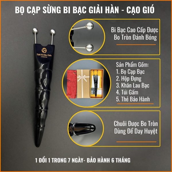 Bọ cạp bạc ta chuẩn diện chẩn cao cấp - dụng cụ diện chẩn