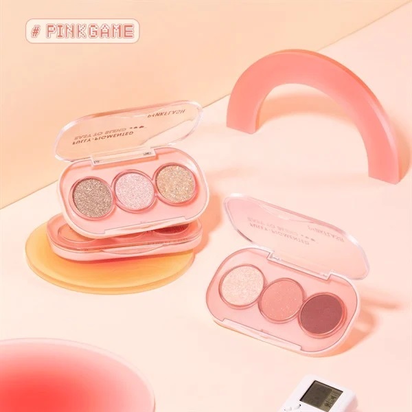 Bảng phấn mắt 3 màu tiện lợi lâu trôi pinkflash 3 pan eyeshadow | pf-e23