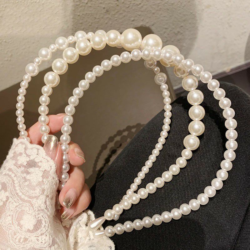 Lẻ 1 cái | Bờm tóc đính ngọc cực sang trọng cho nàng vintage