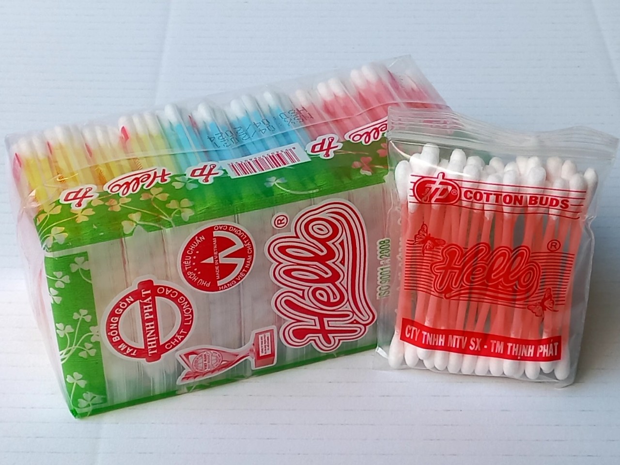Tăm bông ngoáy tai Bông vệ sinh tai mũi Hello Thịnh Phát Cotton Buds