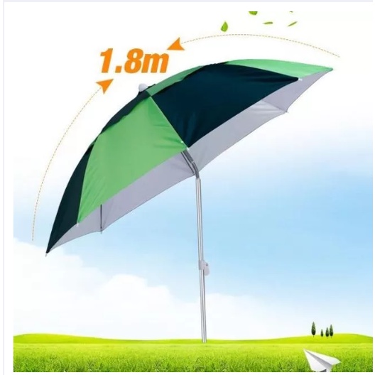 Ô dù câu cá che nắng xoay 360 độ 1m8