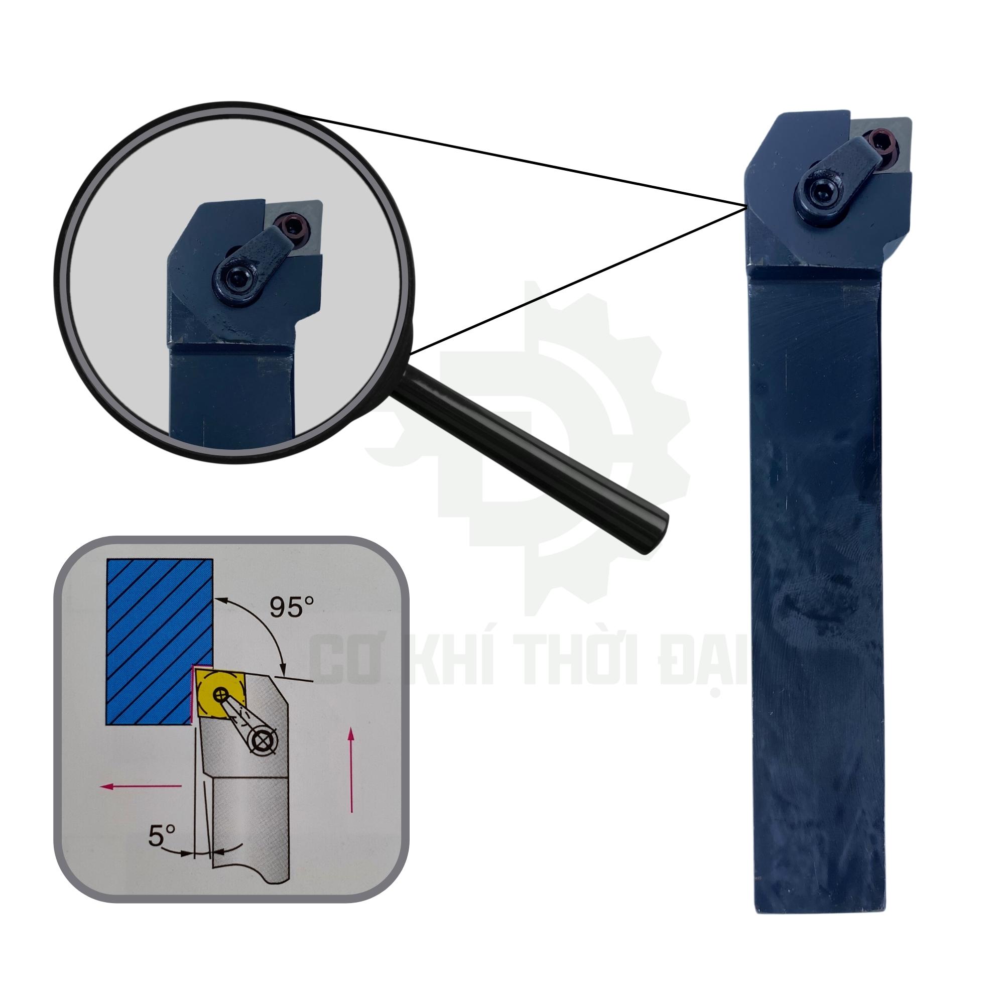 CÁN DAO TIỆN TRÁI CNC 16 20 25 MCLNL2020K12 VÀ MCLNL2525M12 TIỆN GÓC 95 ĐỘ LẮP MẢNH CN12