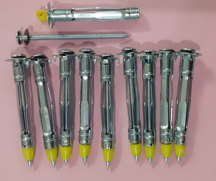 Tắc Kê Nở cho Trần Thạch cao chuyên dụng M7x60mm (gói 100 cái)