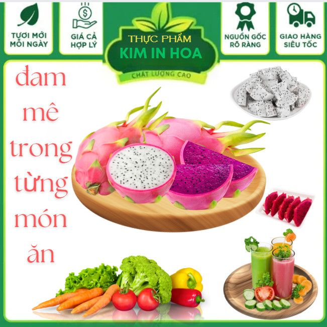 Quả thanh long, ruột đỏ, ruột trắng trái tươi ngon bao ngọt