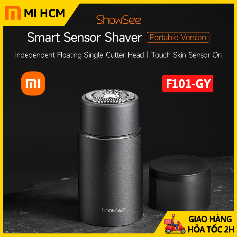 Máy Cạo Râu Cảm Biến Xiaomi Youpin ShowSee F101-GY Thông Minh Chống Thấm Nước Cảm Biến Không Cần Sử Dụng Nút, Tiện Lợi, An Toàn, Máy cạo râu mini Xiaomi F101-GY, Máy cạo râu cảm ứng thông minh