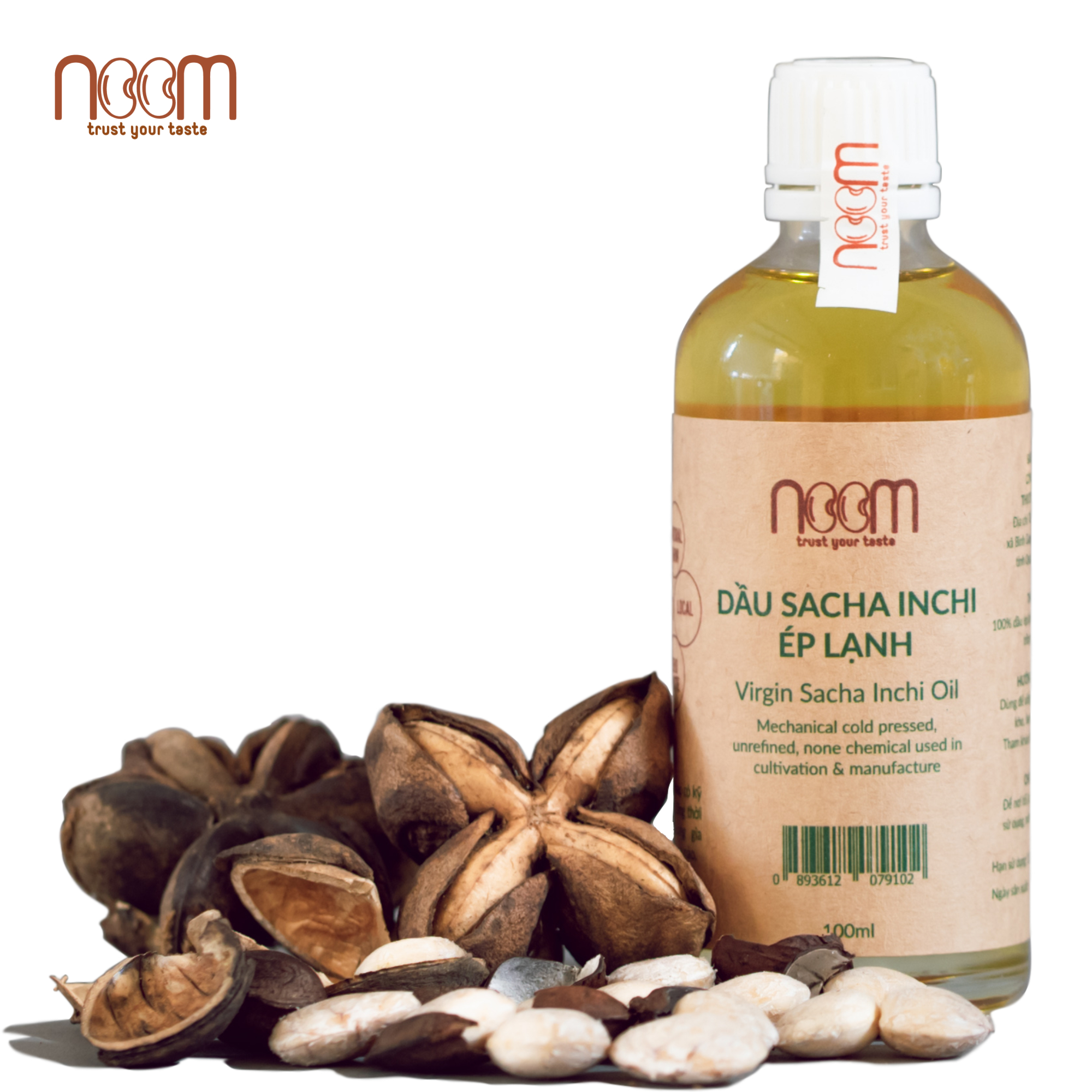 Dầu Sachi Inchi Ép Lạnh 100ml - Thực Phẩm Noom