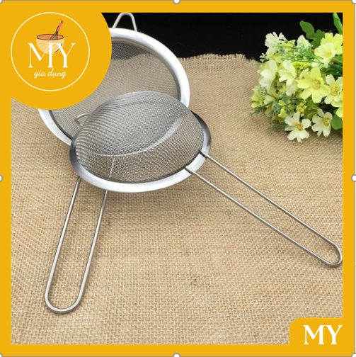 Rây lọc inox 304 bằng thép không gỉ,lọc chanh , lọc thức ăn đủ size