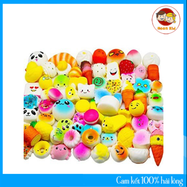 Squishy Mini Có Móc Khóa, Squishy Giá Rẻ Nhiều Hình Dễ Thương