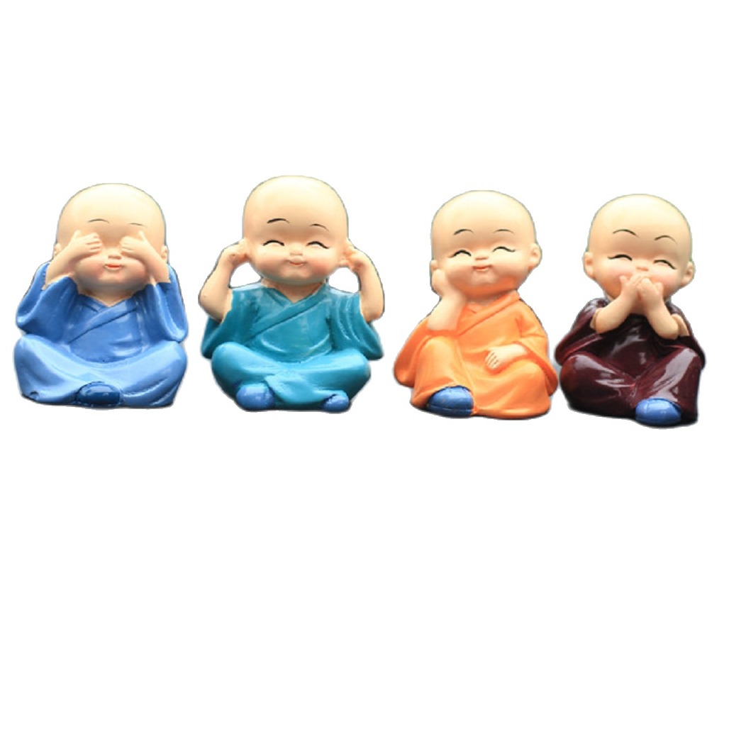 [HCM]BỘ TƯỢNG 4 CHÚ TIÊU TỨ KHÔNG LOẠI CAO CẤP  4 NHÀ SƯ TÚY QUYỀN BO TUONG TRANG TRÍ XE HƠIÔ TÔ - 4 CHU TIEU ĐANH VO