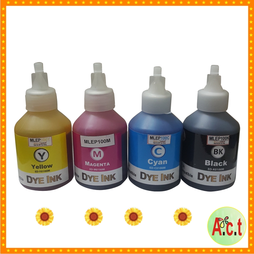 Mực in epson l6190, l6170, l6160, l655, l605, mực máy in phun màu epson