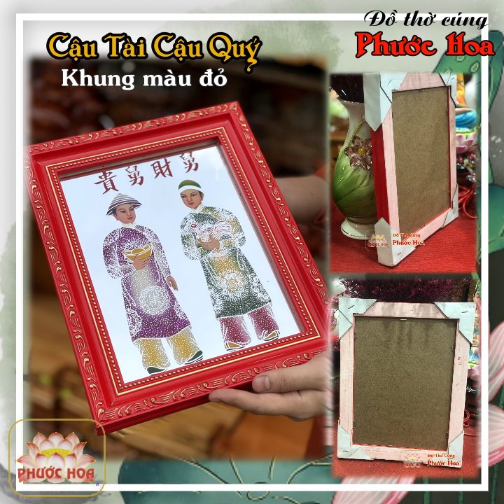 [HCM]Hình thờ Cậu Tài Cậu Quý độ mạng - Đồ thờ cúng Phước Hoa