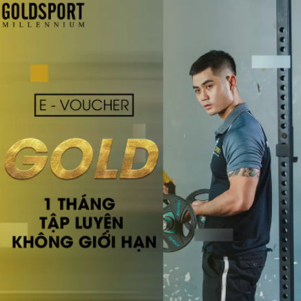 [HCM] GoldSport - 30 ngày tập Gym + GroupX + Yoga không giới hạn tặng 1 session PT + 1 Inbody