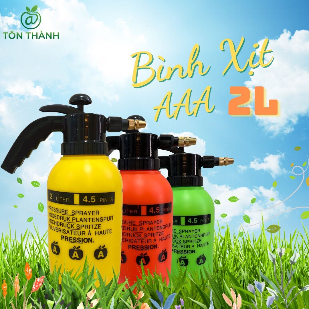 Bình xịt phun sương 2L tưới cây dung tích 2L