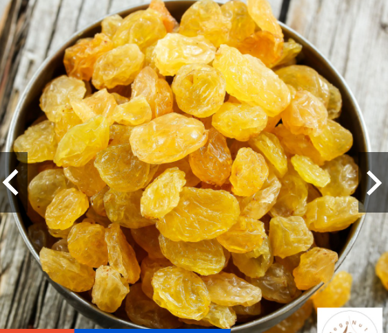 1 kg Nho Vàng Ấn độ, Nho vàng raisin nhập khẩu #nho vàng loại size to #Nho vàng date mới, trọng lượng có riêng từng phân loại