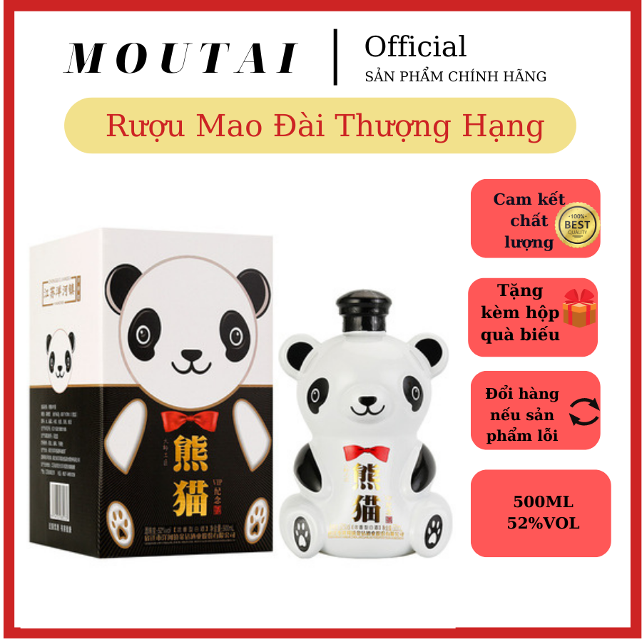 Mao đài Panda Vip Ngũ cốc nguyên chất giang tô lô châu