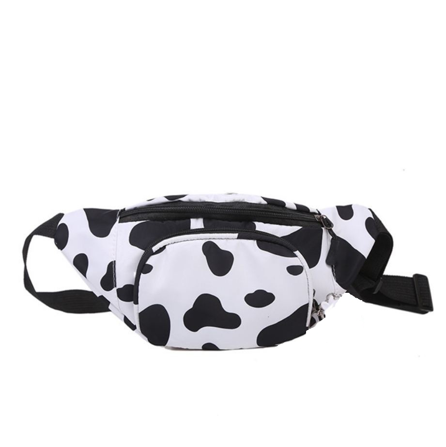 Túi đeo chéo, túi bao tử bò sữa vải canvas phong cách ullzzang gn14