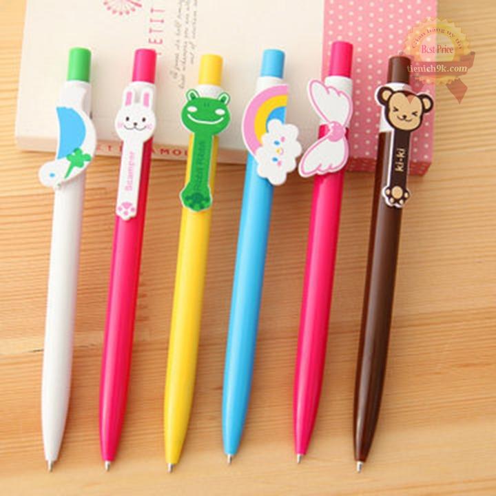 ComBo 3 - Bút bi hình thú nhiều màu dễ thương – 6 mẫu tùy chọn