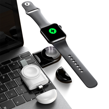 Bộ sạc apple watch không dây di động usb c bộ sạc không dây từ tính mini apple smart watch charger cho iwatch 1 2 3 4 5 6 7