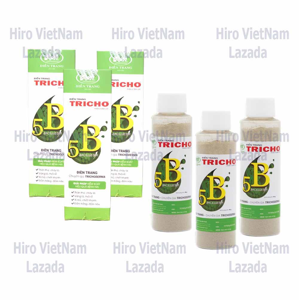 Combo 3 hộp nấm trichoderma phòng ngừa nấm bệnh tricho 5b