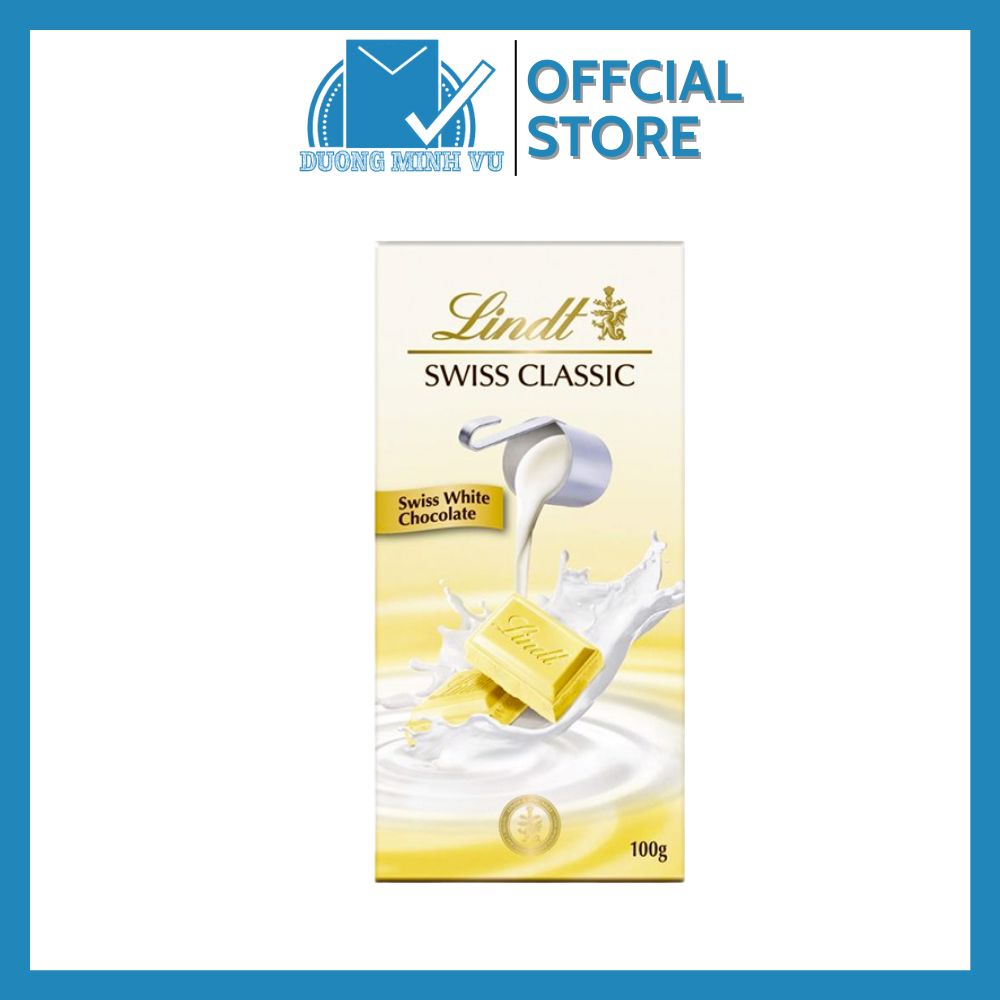 Sô-cô-la Lindt Swiss Classic Trắng 100g