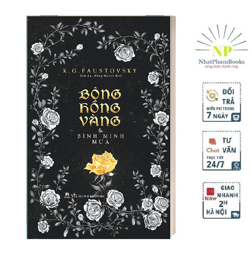 Sách - Bông Hồng Vàng Và Bình Minh Mưa - Huy Hoàng - Huy Hoàng Books