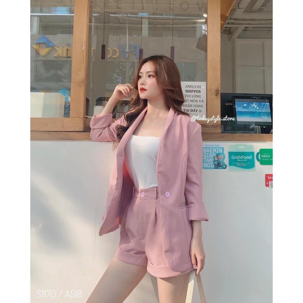 [HCM]Bộ Vest Nữ ❤ Vest nữ Hàn Quốc Siêu Dễ Thương Sang Trọng