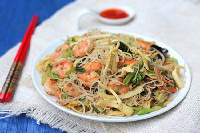 500gr bún gạo khô gia bảo, bún gạo xào hàng xuất khẩu, loại xuất khẩu đạt chuẩn quốc tế