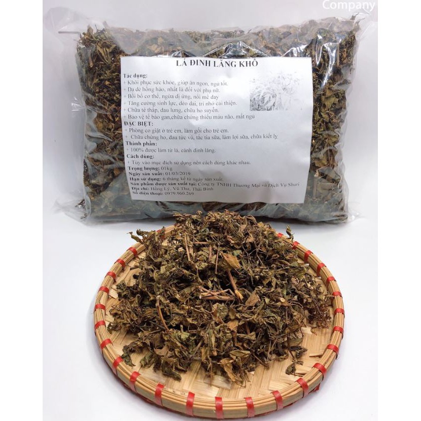 Lá đinh lăng khô 500g