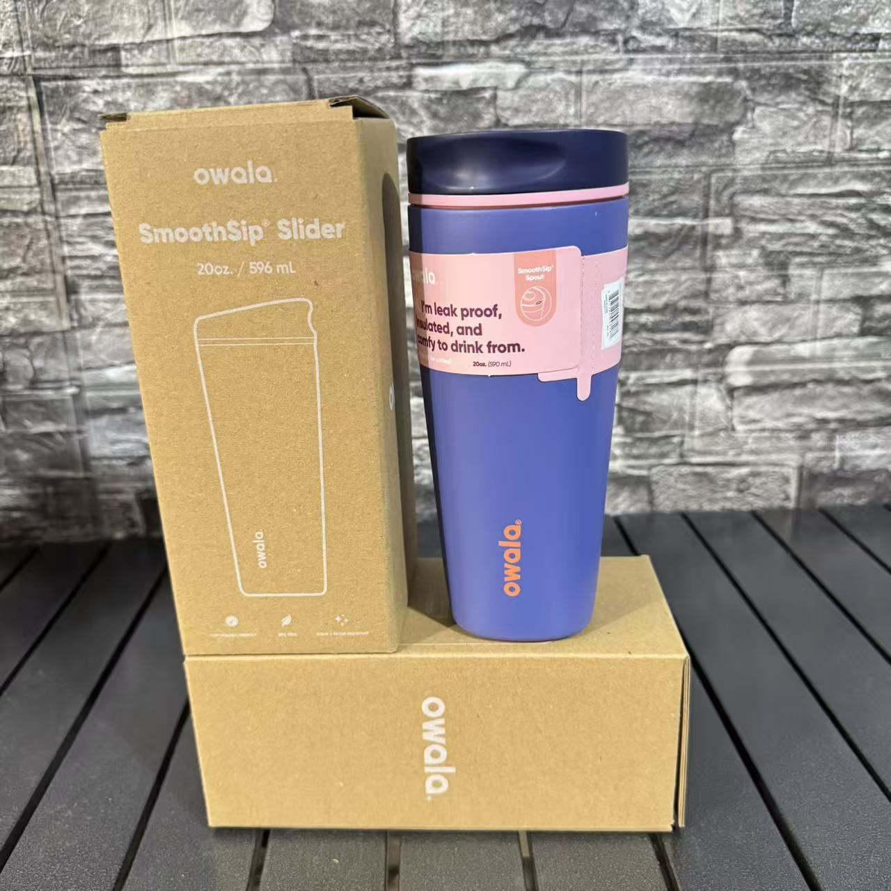 Owala304 Cốc giữ nhiệt bằng thép không gỉ làm quà tặng học sinh, cốc cà phê cao cấp phổ biến dùng trong gia đình, tiện mang theo và thích hợp cho việc đi du lịch bằng ô tô. - 8