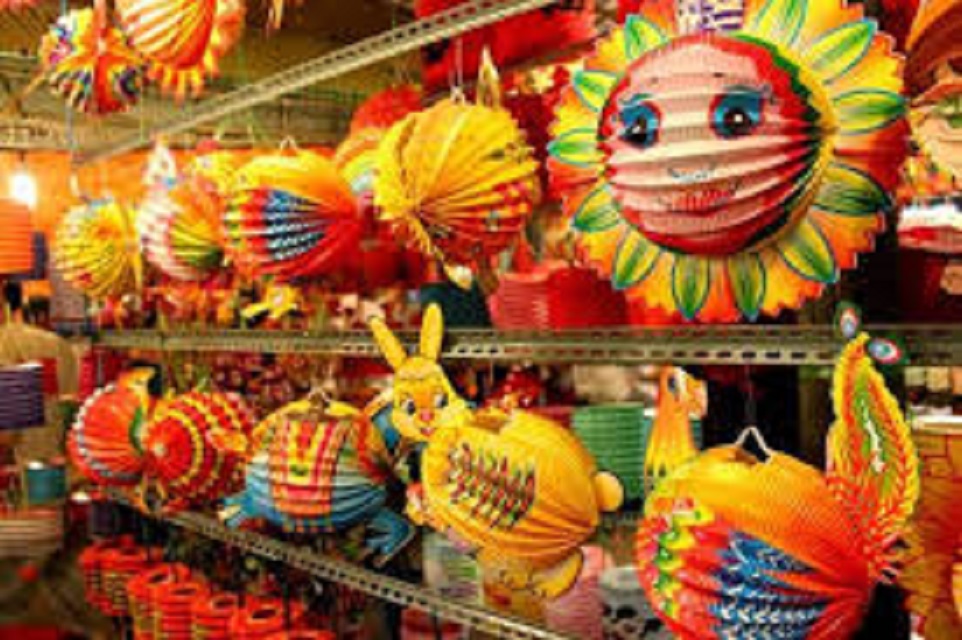 Combo 100 Lồng đèn giấy xếp
