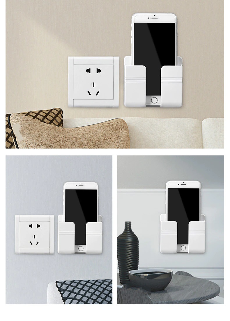 KỆ ĐỰNG ĐIỆN THOẠI ĐIỀU KHIỂN TIVI REMOTE DÁN TƯỜNG KHÔNG CẦN KHOAN TIỆN DỤNG GIÚP KHÔNG GIAN GỌN GÀNG