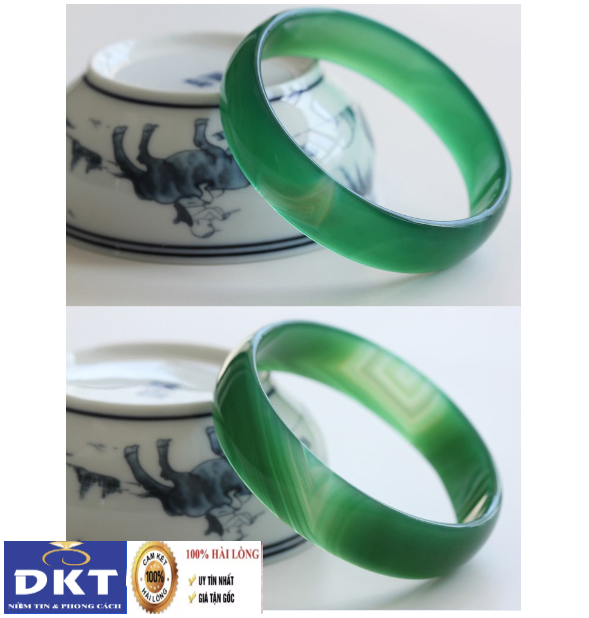 [HCM]Vòng tay đá mã não tự nhiên màu xanh nguyên khối vòng phong thủy mang lại mắn mắn sức khỏe model 2020có tư vấn đủ side