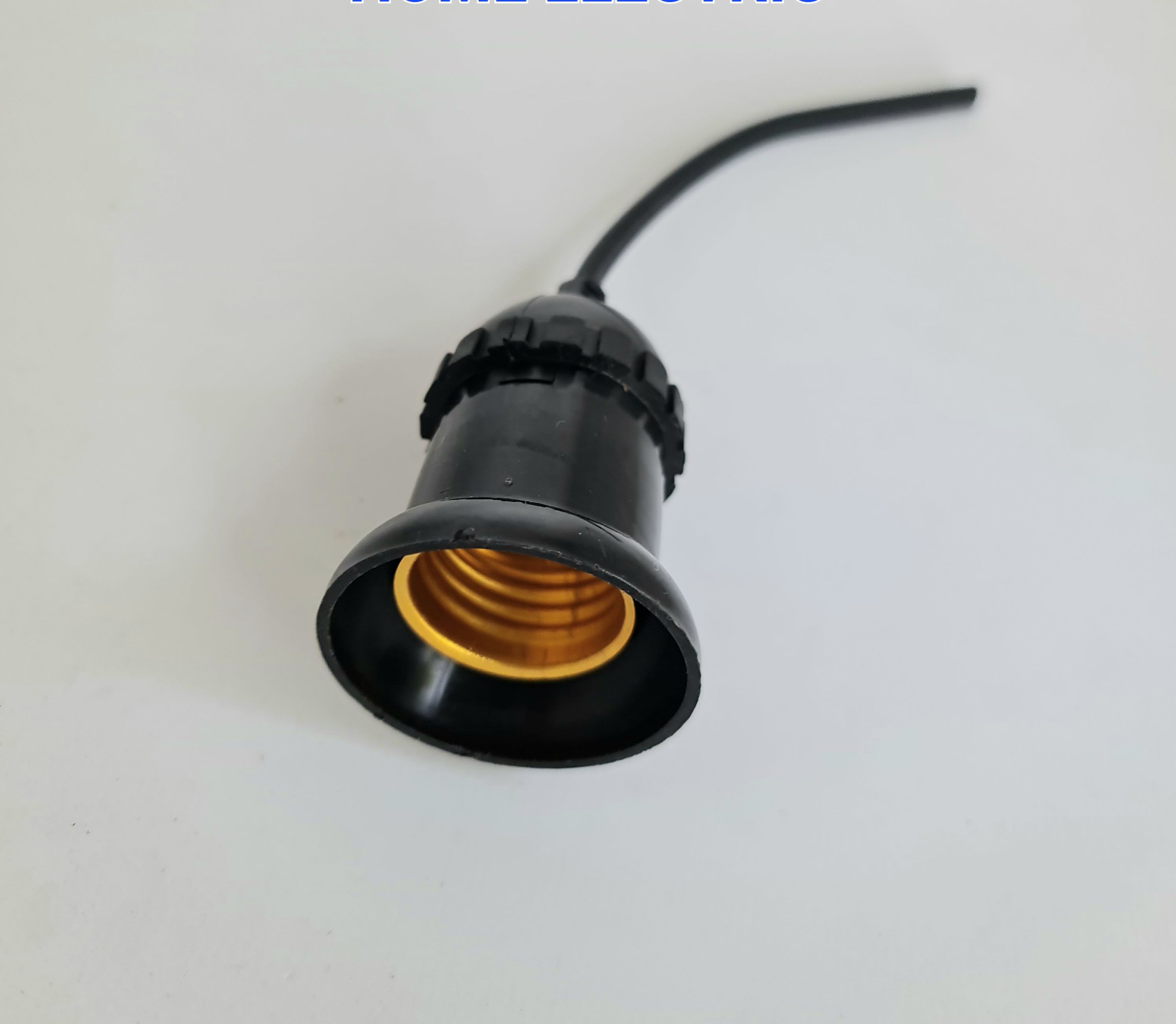 Đui đèn e27 đúc kín nước có dây 12cm