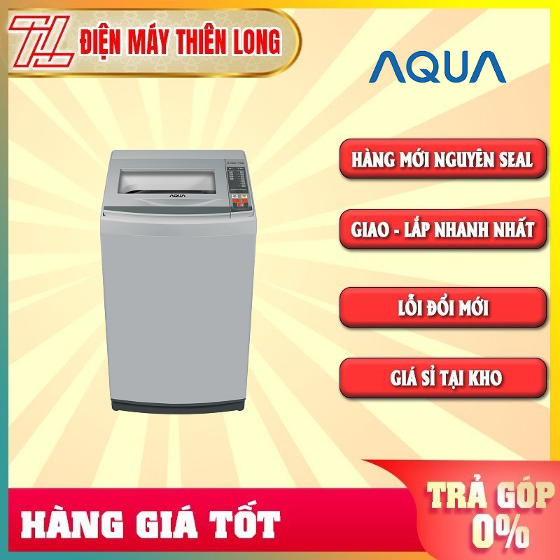 Máy giặt Aqua 7.2 kg AQW-S72CT(H2) - hàng chính hãng - TRẢ GÓP 0% - GIAO TOÀN QUỐC - NGOÀI HCM TÍNH PHÍ