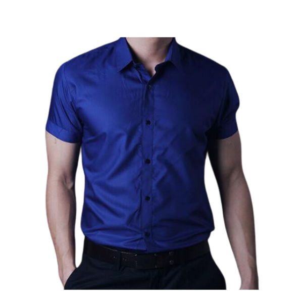 [Big Size 82kg] Áo Sơ Mi Cộc Tay Nam, Áo Cánh Ngắn Tay Nam, Vải Lụa Chống Nhăn, Thoáng Mát - hatino.official