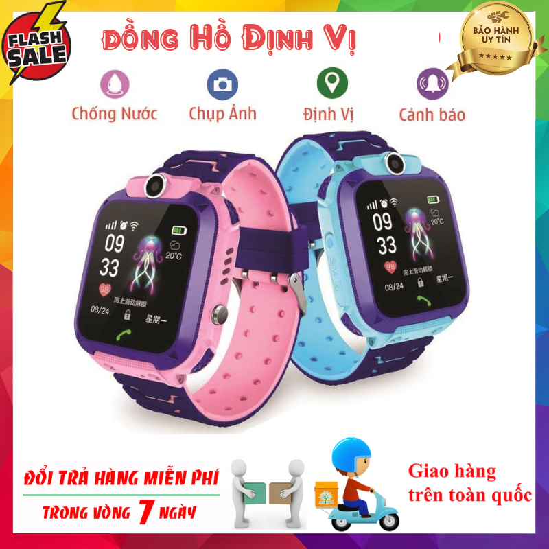 Đồng hồ định vị trẻ em Q80 - Đồng hồ thông minh Q80 Có Sim Nghe Gọi Và Có Tiếng Việt Đặc Biệt Chống Nước Chuẩn I68 Được Bảo Hành 12 tháng 1 Đổi 1 Tại HMC Store 5.0