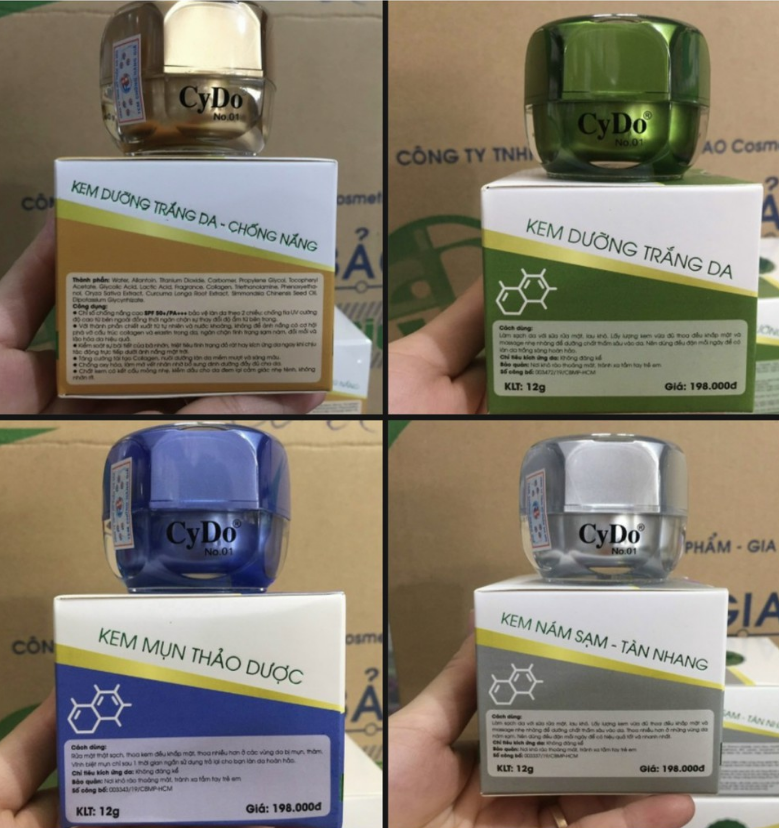 Kem dưỡng trắng giữ ẩm Cydo 12g