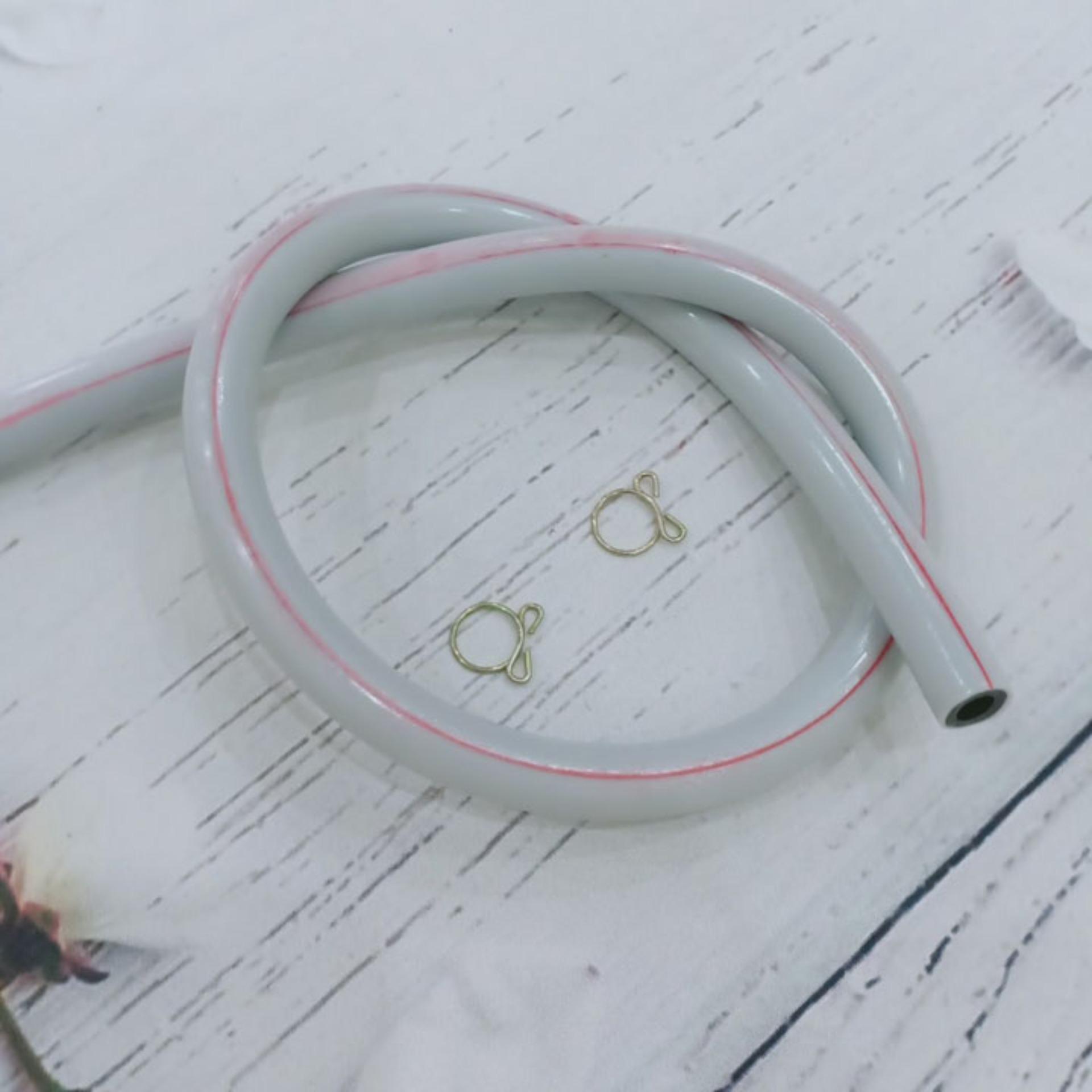 Dây ống xăng và 2 khóa gắn các loại xe máy số OX391