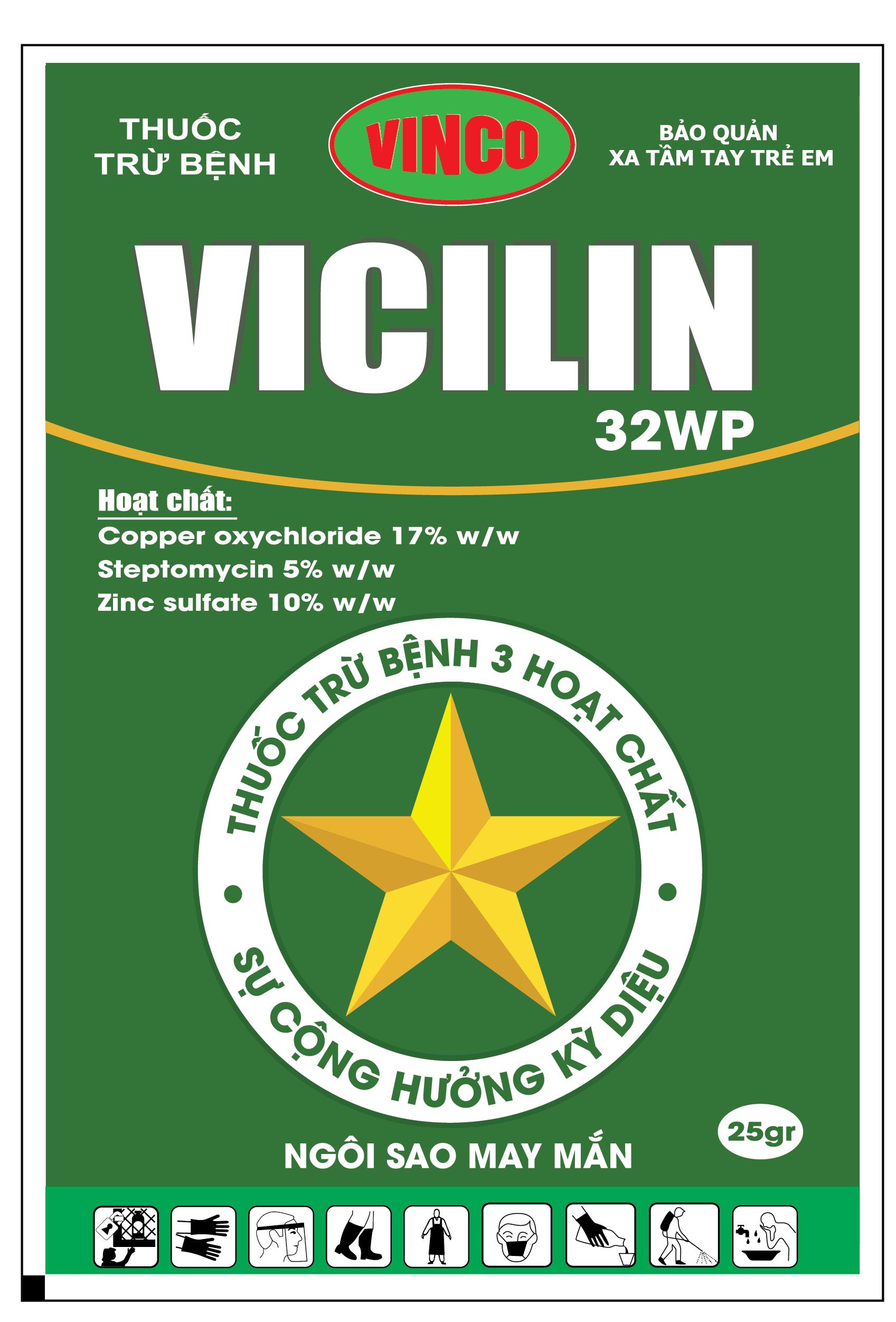 Thuốc trừ bệnh vicilin 320wp - 25gr