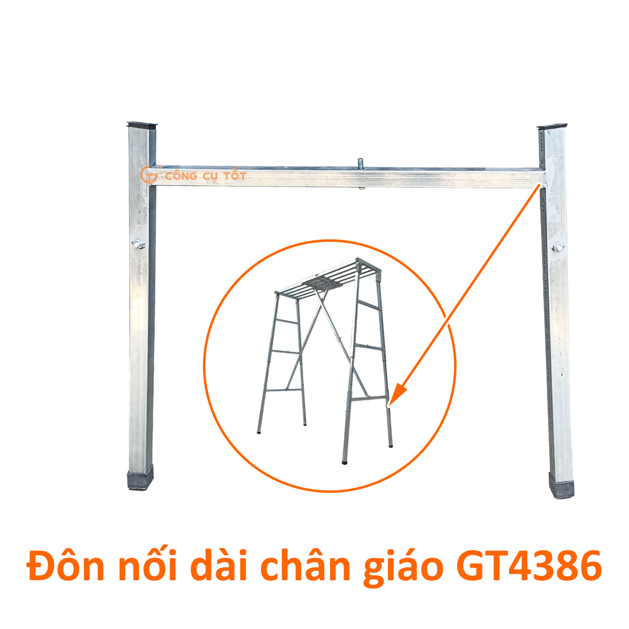 Chân nối dài chân giáo gấp gọn GT4386