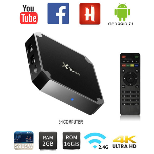 Android Tivi Box Enybox X96 Mini - Ram 2GB, Rom 16GB [ Bản 2022 ] kết nối wifi không dây, giải trí đỉnh cao