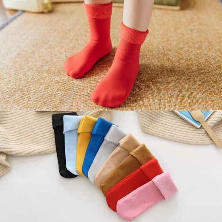 Combo 5 đôi Tất lót lông cao cổ Phong Cách Hàn Quốc Cho Bé , Vớ trẻ em,Tất lót lông cho bé loại đẹp,Tất đại hàn,Tất trẻ em,Tất lót lông cho bé trai và bé gái đều đi được,Tất nam,nữ