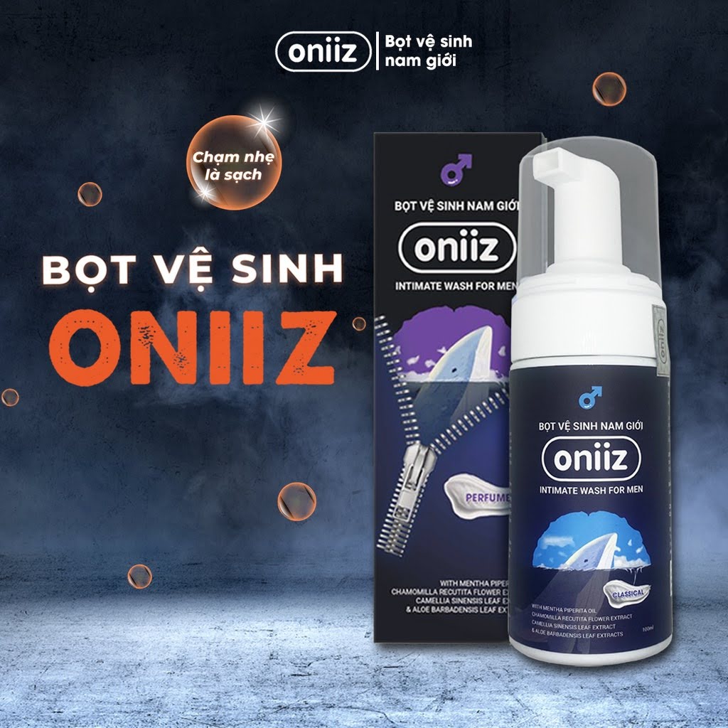 Bọt vệ sinh nam giới oniiz - dung dịch vệ sinh nam tạo bọt 100ml