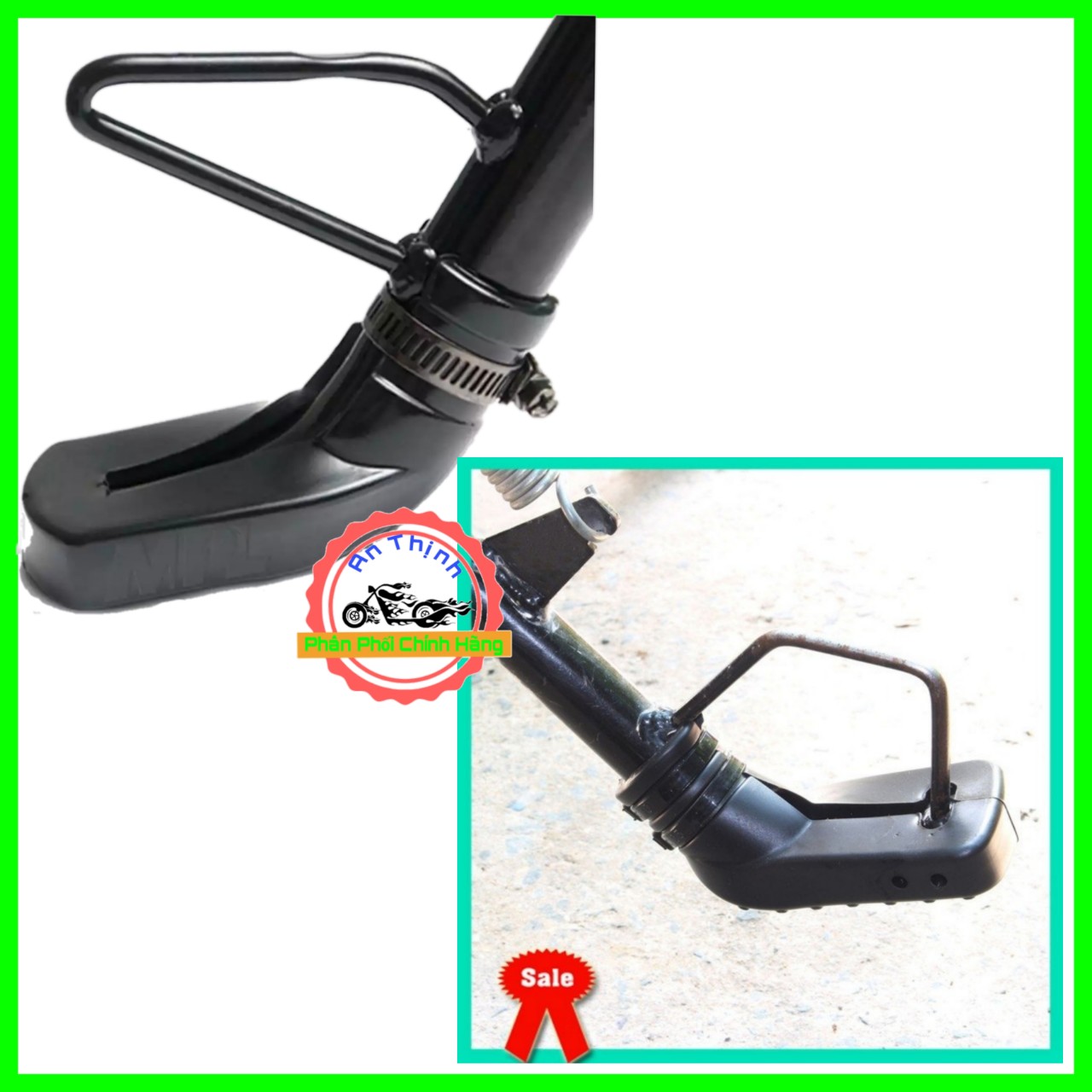 Bọc Chân Chống Xe Máy Tặng Dây Gút Và Bọc Chân Chống Đai Inox